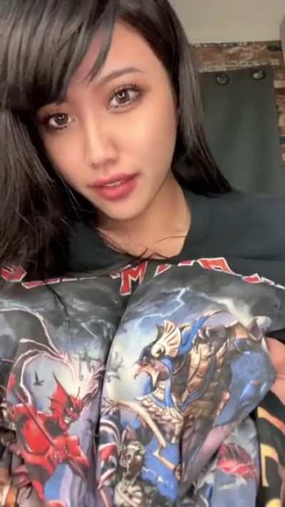 iron maiden should bring me on stage to flash my tits