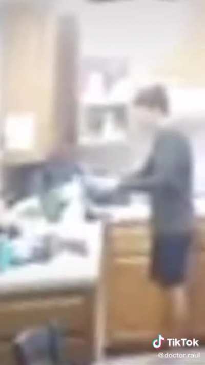“The toaster is on fire”