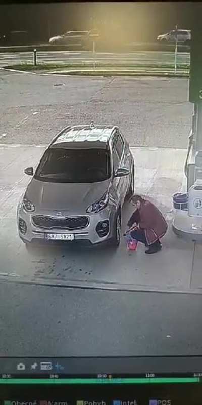 To inflate a tire