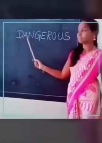 to teach English.