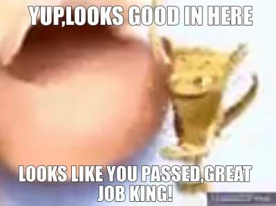 wow,LOOKS LIKE YOU PASSED YPURT TOE NAIL INSPECTION GOOD JOB!!