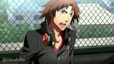 chie won't let yosuke come in her crib, smh...