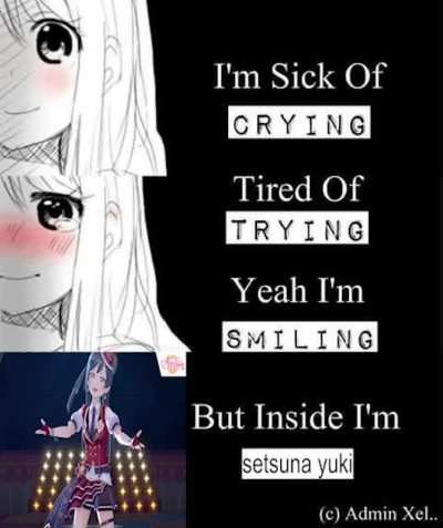 im sick of crying