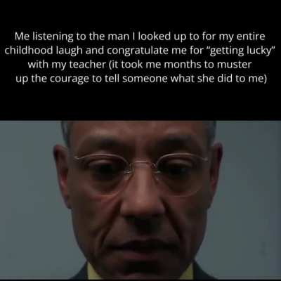 Man up, son