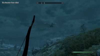 Remember. The dragon born is not the only main character in Skyrim. So is the this giant ridding a dragon