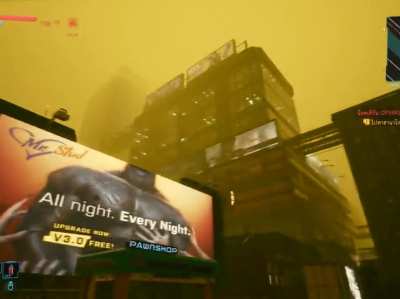 Saw my first acid rain after 200 hours in the game.