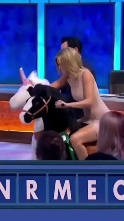 Nice to know Rachel is good at riding 