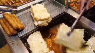 Making fish cakes