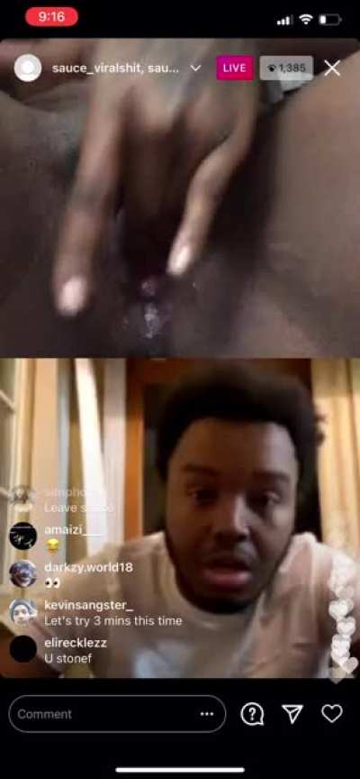 Orgasm at the end