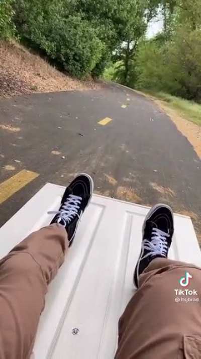 He probably should consider wearing a helmet