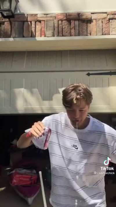 He burped to his death