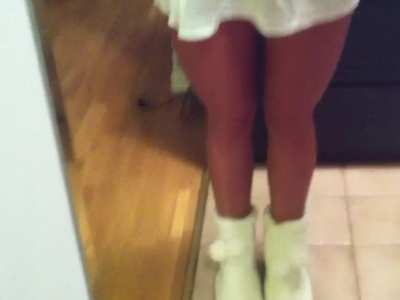It's so cute how she wriggles her toes