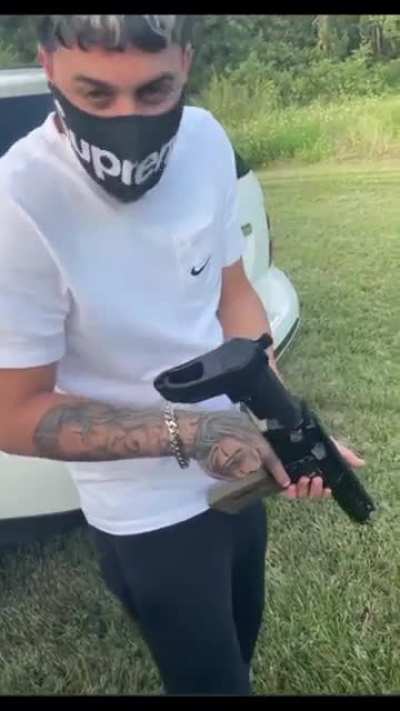 Supreme mask, Jesus tattoos, and Florida plates; what else did we expect?