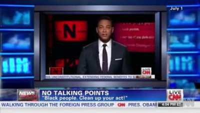 Don Lemon in 2013: talking about how to improve black communities, sounds a lot like 'clean your room.'