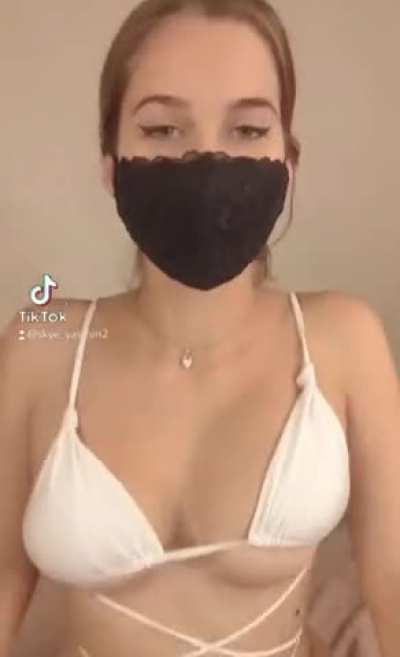 Boob falling out of bikini