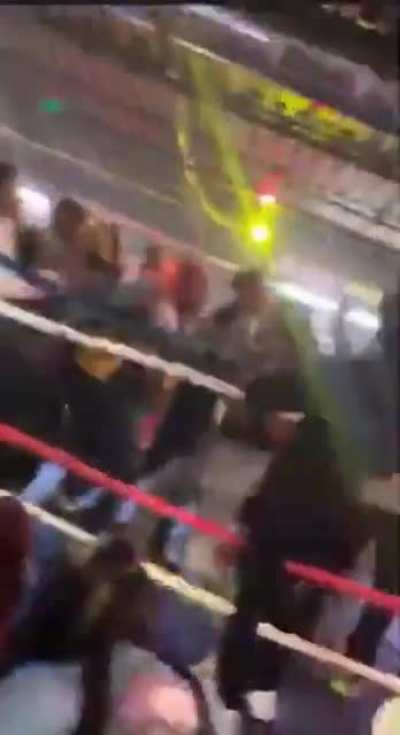 boxing match goes left