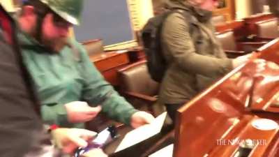 New footage from inside the attack on the Capitol on January 6th