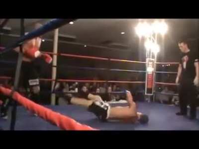 Slipping on a banana peel, Dan Lariviere defeats himself via failed kick KO while fighting Jeremie Capony at EFL 4 in 2012. Lariviere would fair much better in a rematch against Capony six months later but lose again, this time via split decision.