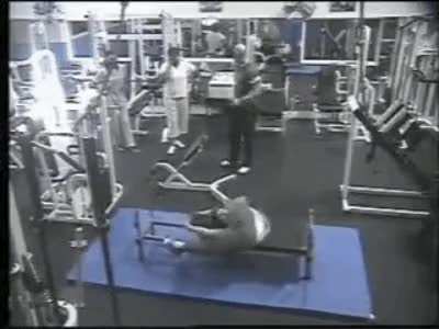 WCGW: messing with gym equipment
