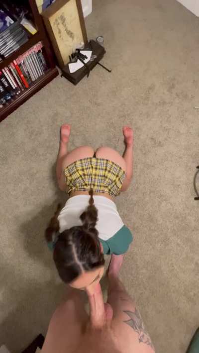 Step daddy wanted to help me with my anatomy homework