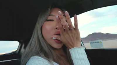 While driving
