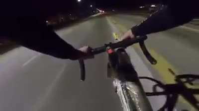 This aint no normal Bicyclist.
