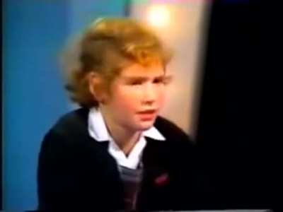 Girl gets the answer very wrong.