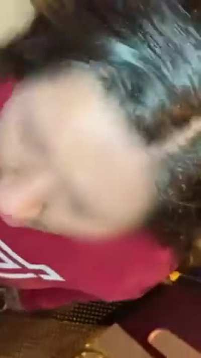 Horny Latina Slut Deepthroats my cock at a public park 