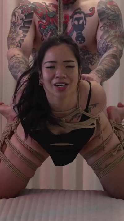 she loved being tied up and used by me