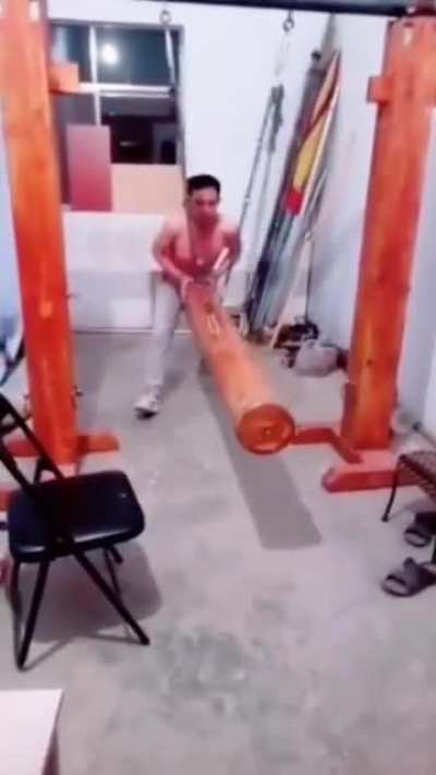 HMB while I pound my nuts with this log...