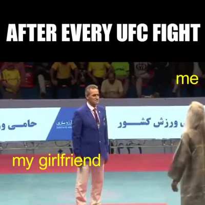 After every UFC fight...