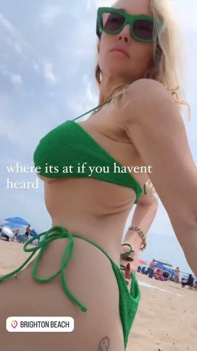 At the beach