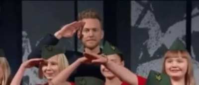 Wrong salute..