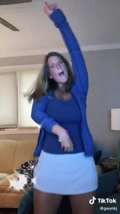 She’s bouncin