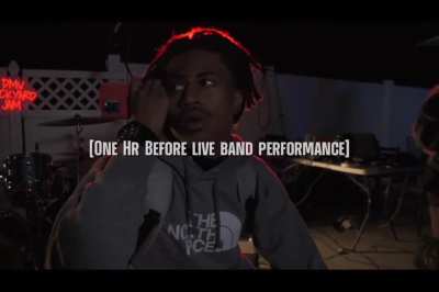 What you don’t see before the performance