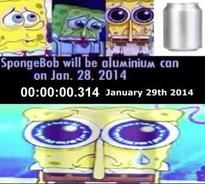 Spongebob alluminium 😋 😋 😋