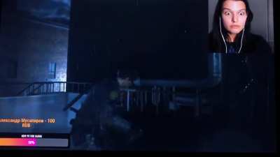 Sasha Zotova (Jill’s face model for RE3) meets Mr. X for the first time!