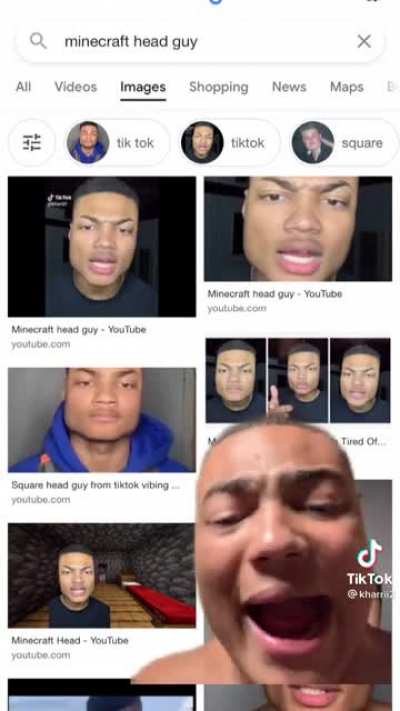 Minecraf Head Guy