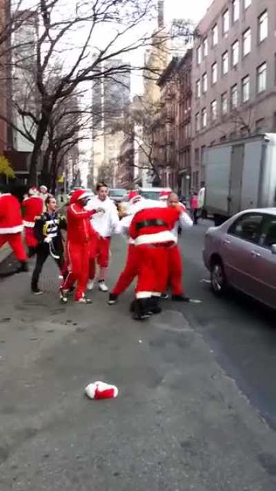 Drunk Santas. 2012 