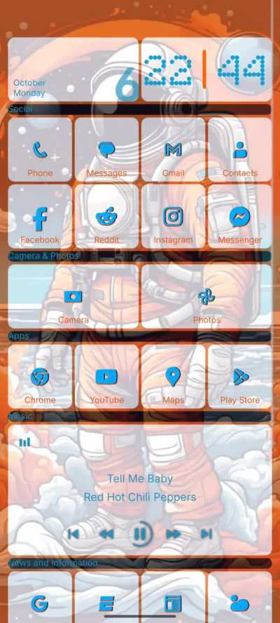 Orange Astro.