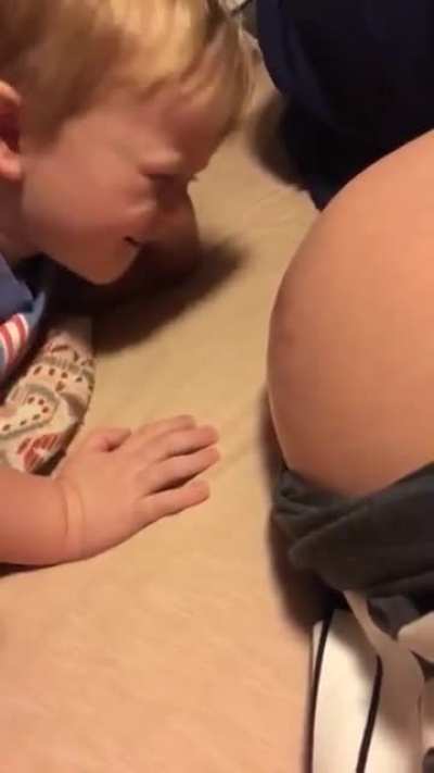 Kid suddenly isn’t so sure he wants to be an older brother