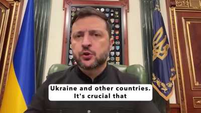 ZELENSKY ON PROTESTS IN IRAN: What’s happening in Iran right now—these massive protests, essentially an uprising—is a clear sign that Russia’s position will weaken. Every decent person on Earth hopes the Iranian people finally succeed in overthrowing the 