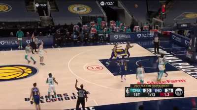 [Highlight] Devonte Graham hits it from near half court with the shot clock expiring