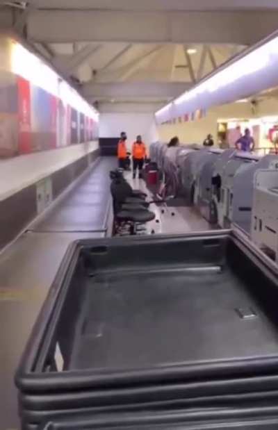 Passenger has a meltdown at the airport