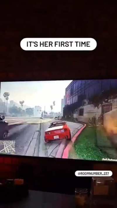 Well...she got off the road