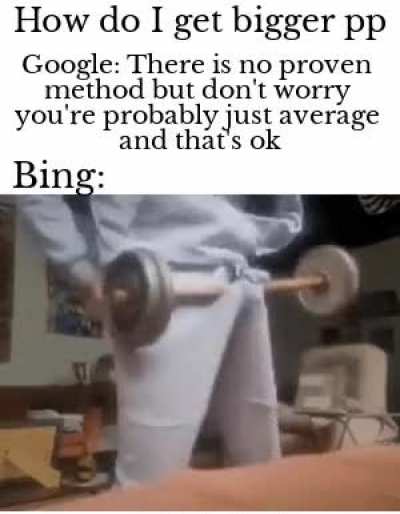 I love bing