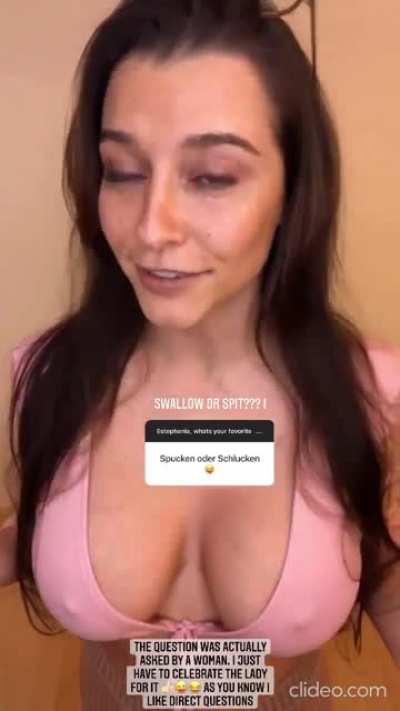 Spit Or Swallow?