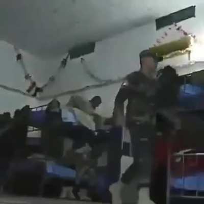 Waking up in army