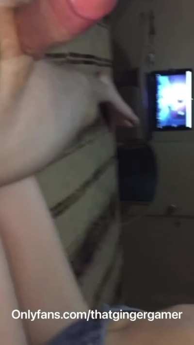 Long haired skinny girl with Bwc