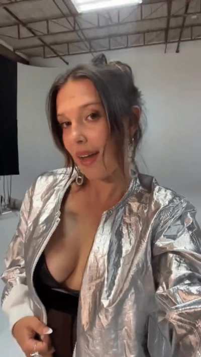 Millie Bobby Brown loves showing off 